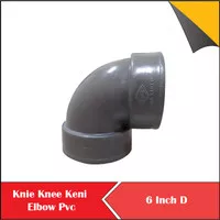 Knie Knee Keni Elbow Pipa PVC 6 Inch D Lokal TMS