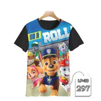 Baju Anak Paw Patrol 3D Baju Kartun TV Anak #LP3D-297