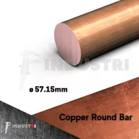 AS Tembaga 57.15mm(2 1/4 inch) | Copper Rod Bar | harga per 1mm