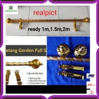 BESI GORDEN SET MOTIF URIL / TIANG GORDEN SET /ROLLET GORDEN FULLSET