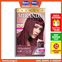 IDOLMART Miranda Hair Color (Cat Rambut Permanen) MC 10 Wine Red 30ml