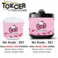 Stiker MAGIC COM / Rice Cooker Motif HELLO KITTY