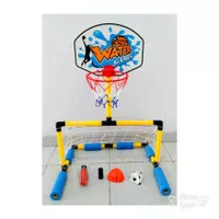 sp Mainan Edukasi Anak Gawang Bola Air dan Ring Basket/Water Polo