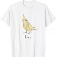 Kaos Anak Burung Bird Birb Meme Shirt - Yellow Cockatiel Bird T-shirt