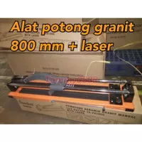 ALAT POTONG GRANIT MANUAL LASER 800 MM GRANITE TILE CUTTER 80 CM