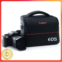 TaffSTUDIO EOS Tas Selempang Kamera DSLR for Canon Nikon - A1705 Hitam