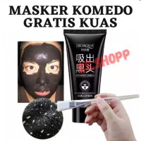 Gratis Kuas! Bioaqua Masker Komedo/ Masker Arang/ Masker Pria Wanita