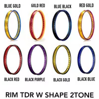 Velg Ring 17 [SET] TDR Two Tone 2 Warna Ukuran 140-17,160-17,185-17