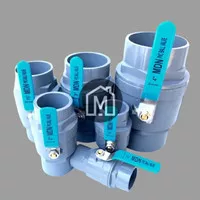 Ball valve pvc gagang stainless 1 1/4, 1 1/2, 2, 2 1/2 inch
