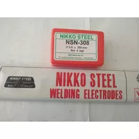 kawat las stainless NSN 308 nikko steel 2,6 mm 2,6mm 2.6 mm NSN308 1kg