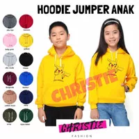 Hoodie Jumper Anak 5-12 tahun PIKACHU POKEMON / Sweater jaket kids