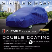 Toyota Starlet DURABLE Premium Sarung Tutup Mobil / Car Cover Red/Blk