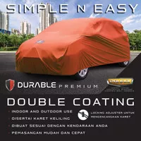 Toyota New Yaris DURABLE Premium Sarung Tutup Mobil / Car Cover Red