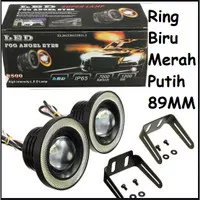 LED FOGLAMP ANGEL EYES 89MM - LED FOG LAMP ANGEL EYES UNIVERSAL