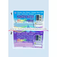 Stiker Kangen Water Untuk Galon 19 Liter Dan Sudah Laminating
