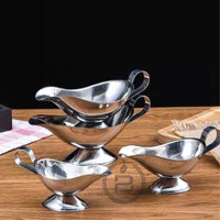 Sauce boat 8oz 5oz 3oz tempat saos kecap sauce dish stainless steel