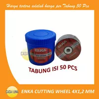 Enka Cutting Wheel / Batu Potong Enka 4 x 1,2 mm Tabung 50 Pcs