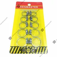 Klem Selang Gas Kenmaster/KENMASTER Hose Clamp Set Ring Gas LPG 10 PCS