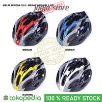 Helm Sepeda - Cycling Helmet EPS PVC Shell MTB Roadbike Helm SNI - X10 - Yellow