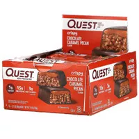 Quest Nutrition Hero Protein Bar Crispy Chocolate Caramel Pecan 12x60g