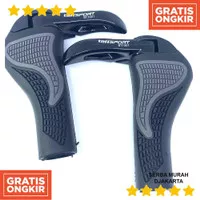 Grip Stang Sepeda - Gagang Sepeda Rubber Ergonomic Grip - Hitam