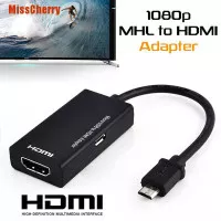Kabel Adapter Micro Usb To Hdmi Hdtv Tv Hd Untuk Samsung Lg S7