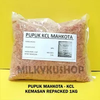 PUPUK KCL MAHKOTA ORIGIN CANADA MURIATE OF POTASH MOP REPACK 1KG