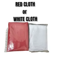 RED / WHITE CLOTH 1/2 Meter - Default, RED CLOTH