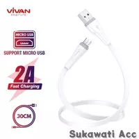 CABLE VIVAN MICRO SM30S ORIGINAL KABEL DATA 2.A USB CHARGER ANDROID