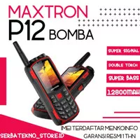 Maxtron P12 Bomba - Bisa Jadi Powerbank, Bergaransi