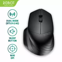 Robot Wireless Mouse M350 Multi Device Bluetooth 2.4G Wireless