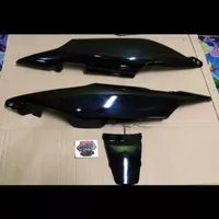 COVER BODY MEGAPRO NEW PRIMUS HITAM SET PET BODY BELAKANG