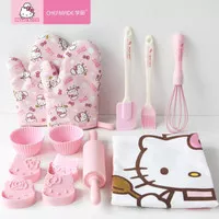 Chefmade KT7071 - Hello Kitty Kids Baking Set (isi 8 alat masak)