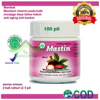Mastin 100 Pil kapsul ekstrak kulit manggis herbal vitamin kulit