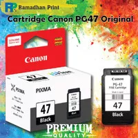 Cartridge Tinta Printer Canon PG47 PG-47 Refill Printer E400 E410 E470