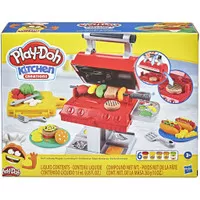 PlayDoh Kitchen Creations BBQ Grill `n Stamp Playset
