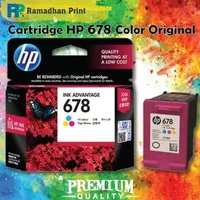 Cartridge Original HP 678 Colour HP678 color HP-678 color