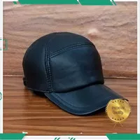 Genuine Leather Gaul Hats - Men`s Leather Hats - Garut Genuine