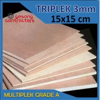 TRIPLEK 3mm 15x15 cm | Multiplek 3 mm 15x15cm | Plywood 150x150x3mm