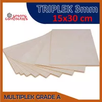 TRIPLEK 3mm 15x30 cm | Multiplek 3 mm 15x30cm | Plywood 150x300x3mm