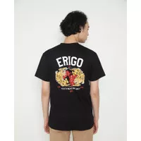 Kaos Unisex Erigo T-Shirt Okami Cotton Combed Black