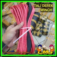 Tali derek mobil Suv Atv universal winch . Tali towing plasma rope .