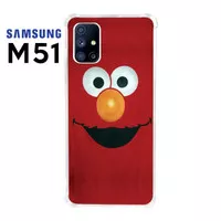 Casing Custom Case Samsung M51 Softcase Anticrack Motif Elmo