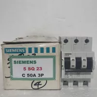 MCB Siemens 3P 50A 5SQ23 3kA 3 Phase 50 Ampere 3 kA