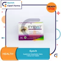 Eyevit Tablet Vitamin Untuk Kesehatan Mata 1 Strip isi 6 Tablet