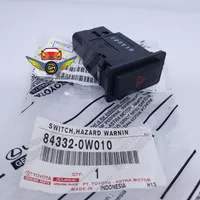 SPAREPART ASLI SWITCH TOMBOL HAZARD TOYOTA DYNA-HINO 84332-0W010