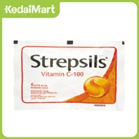 Strepsils Orange Isi 6 / 8 Vit C