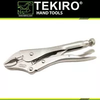 Tekiro Tang Buaya Bengkok 10 Inch Locking Grip Pliers Curved