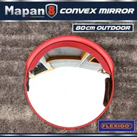 Convex Mirror 80 cm Kaca Cermin Cembung Simpang Jalan Outdoor / Indoor