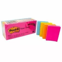 Post it / Stick Note Warna - warni 653 merk 3M ( Isi 12 pad )